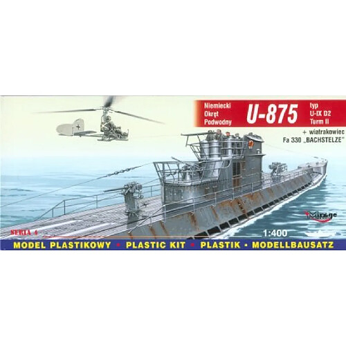 Mirage Hobby U-Boat U-875 Submarine Model Kit