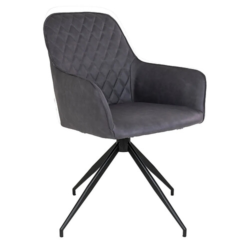 EPIKASA Chaise Harbo, Gris, Plastique, 62x56x89 cm