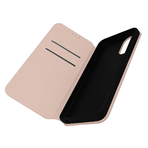 Avizar Housse pour Oppo A17 Clapet Porte-carte Support Vidéo rose