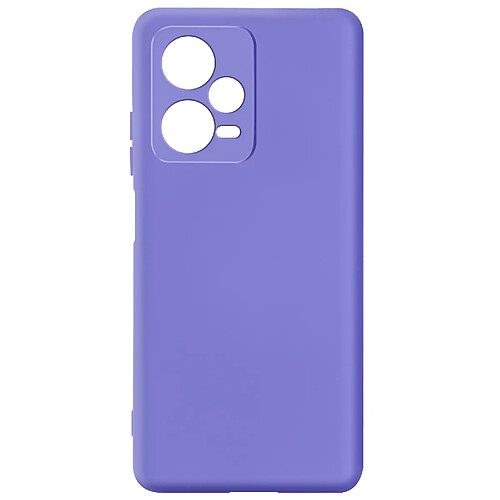 Avizar Coque pour Xiaomi Redmi Note 12 Pro Semi-rigide Soft-touch Fast Cover Violet