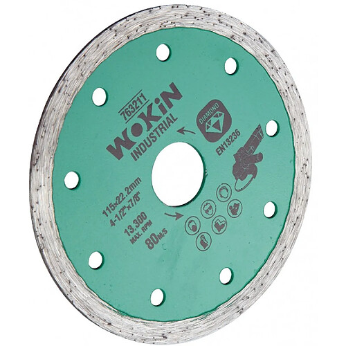 WOKIN Disque diamant pour carrelage diam 125mm