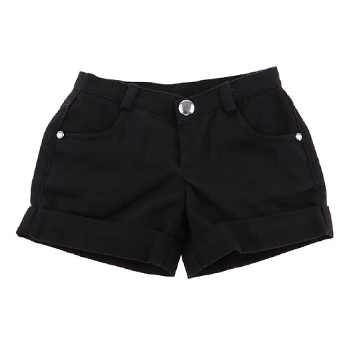 vêtement de poupée costume de poupée short noir