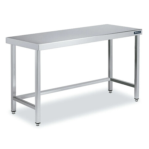 Table Centrale en Inox avec renforts Profondeur 600mm - Distform