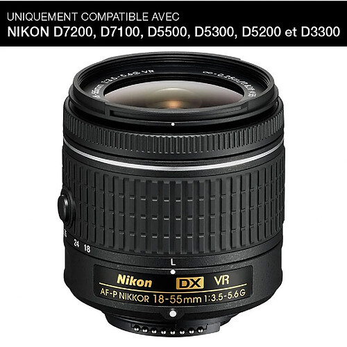 NIKON Objectif AF-P DX NIKKOR 18-55 mm f/3.5-5.6G VR