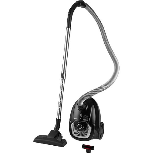 No Name Aspirateur traîneau avec sac - SENCOR - SVC 5501BK - Moteur ECO 700 W - 75 dBA - 2 L - Filtre HEPA H13 - Noir