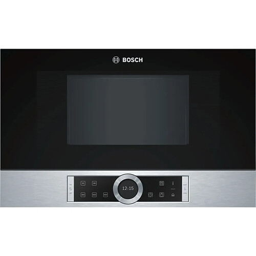 Micro-ondes encastrable 21l 900w inox - bfl634gs1 - BOSCH