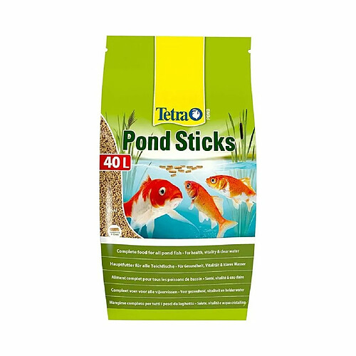 Tetra Aliments complets pour poissons de bassin Pond sticks 40L Unitaire.