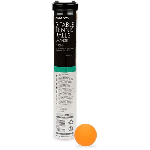 Avento BALLES DE TENNIS DE TABLE ORANGE X 6