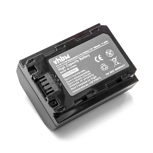 vhbw batterie compatible avec Sony Alpha 6600, 7 IV, 7R IV, 8S III, 9 II, a7 III, A7 Mark 3 appareil photo DSLR (1600mAh, 7,2V, Li-Polymère)