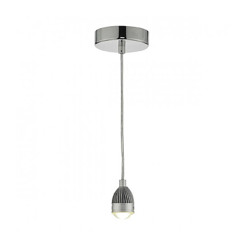 Luminaire Center Suspension design Spl Chrome poli 1 ampoule 7,1cm