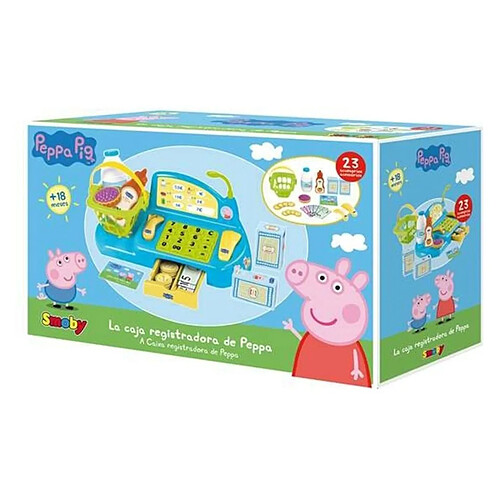 Caisse enregistreuse Jouet Peppa Pig Simba Plastique (23 pcs)