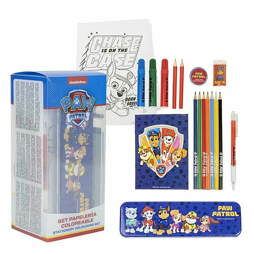 Kit fourniture scolaire The Paw Patrol 16 Pièces Bleu foncé