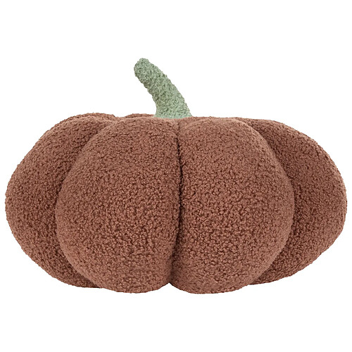 Beliani Coussin MUNCHKIN Bouclé 35 x 35 cm Unicolore Marron