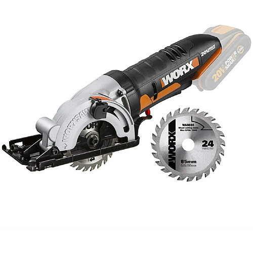 Worx WX527 Scie circulaire Worxsaw 20 V S/bat