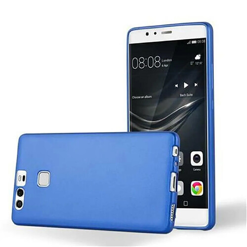 Cadorabo Coque Huawei P9 Etui en Bleu