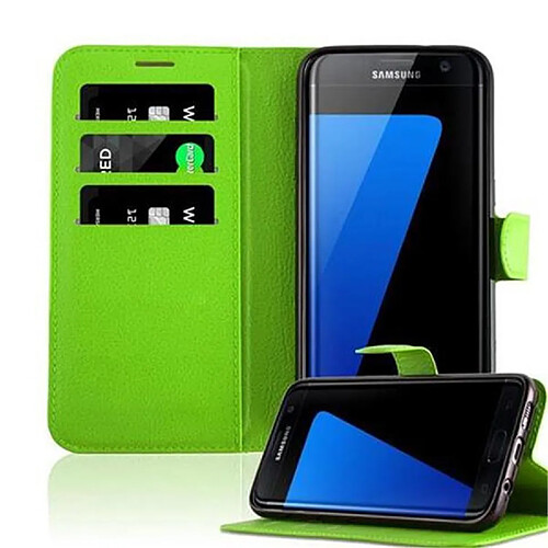 Cadorabo Coque Samsung Galaxy S7 EDGE Etui en Vert