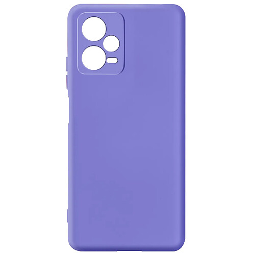 Avizar Coque pour Xiaomi Redmi Note 12 5G Semi-rigide Soft-touch Fast Cover Violet