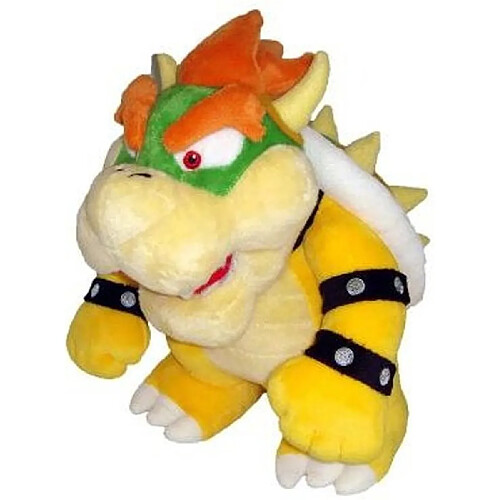 TOGETHER Peluche Super Mario Bowser 26 cm Jaune