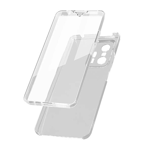 Avizar Coque Xiaomi 11T et 11T Pro Arrière Rigide transparent et Avant Transparent