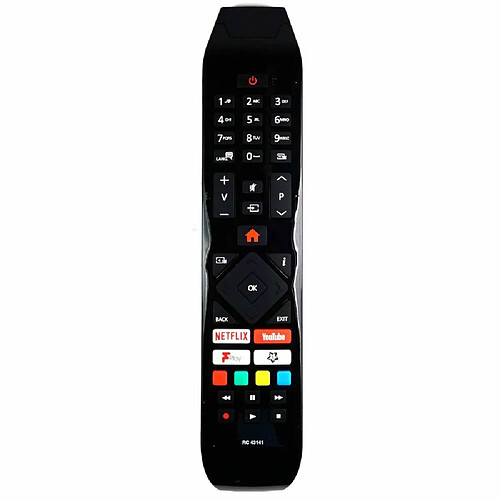 GUPBOO Convient pour la télécommande Weishida 4K HD TV Hitachi RC43141 JVC BUSH valeur de code universelle