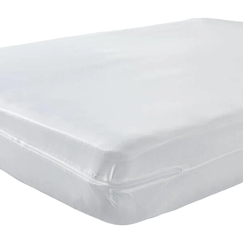 Protecteur de matelas TODAY Essential Lit double 140 x 190 cm Blanc