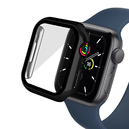 Coque en TPU électroplaqué, noir pour Apple Watch Series 7 45mm