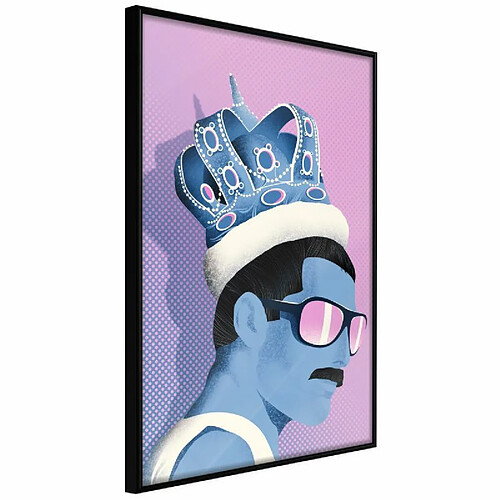 Paris Prix Affiche Murale Encadrée King of Music 30 x 45 cm Noir