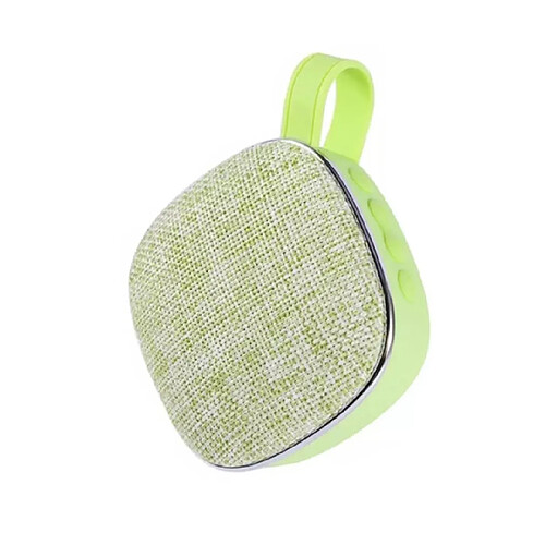 Universal Haut-parleur Bluetooth portable en tissu Support USB extérieur Carte TF Subwoofer stéréo Haut-parleur stéréo sans fil 10W | Haut-parleur portable (vert)