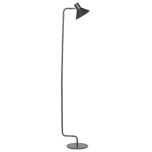 Beliani Lampadaire en métal noir 154 cm RIMAVA