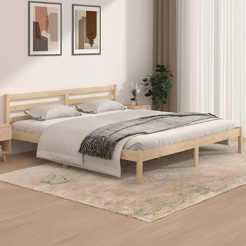 vidaXL Cadre de lit sans matelas 180x200 cm