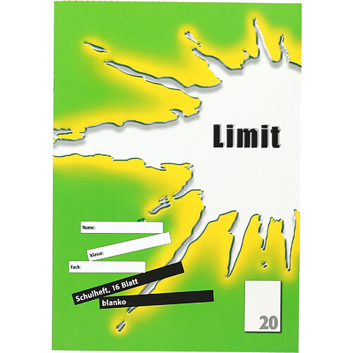 LANDRÉ cahier 'LIMIT' format A4, linéature 20 / blanc ()