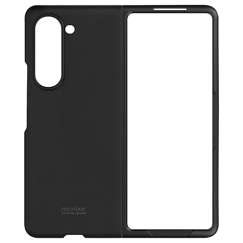 Avizar Coque pour Samsung Galaxy Z Fold 5 Polycarbonate Rigide Finition Mate Noir