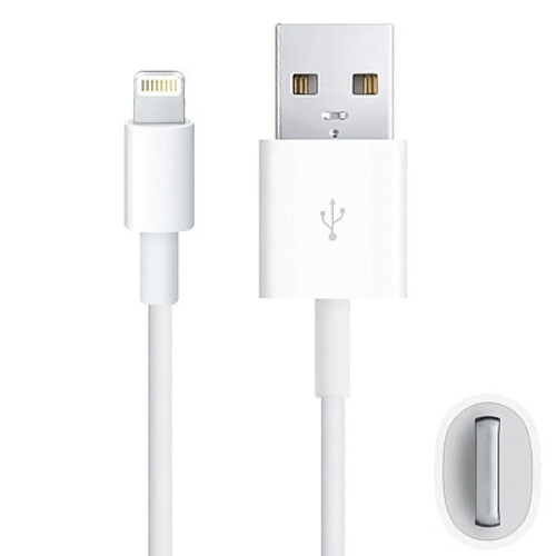 Wewoo Câble blanc pour iPhone 7 et 7 Plus, 6 6 Plus, 5 5S 5C Données de synchronisation USB de chargement, Compatible avec iOS 9.3, Longueur de câble: 3 m,