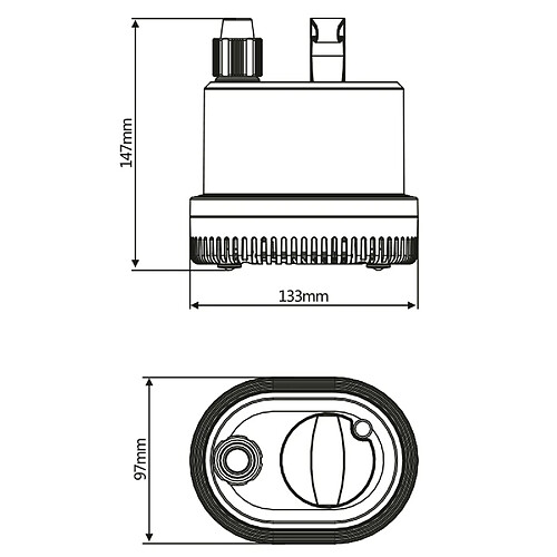 Helloshop26 Pompe d’aquarium 2500 litres par heure 40 watts pompe submersible aquariophilie 16_0002167