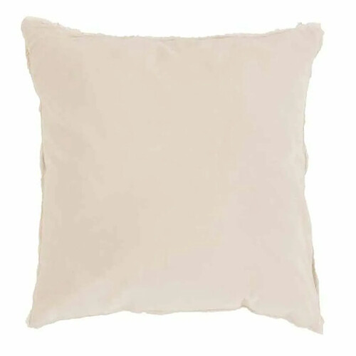 Paris Prix Coussin Déco Bord Court 45x45cm Blanc