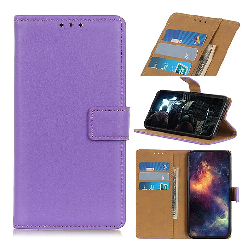 Etui en PU violet pour votre Xiaomi Mi 10 Lite 5G/Mi 10 Youth 5G