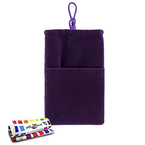 MUZZANO Pochette ORIGINALE "Cocoon" Violet pour SAMSUNG I9500 / GALAXY S4 - Protection Antichoc ELEGANTE, OPTIMALE et DURABLE au design soigné EXCLUSIF + 1 STYLET et 1 CHIFFON MUZZANO OFFERTS