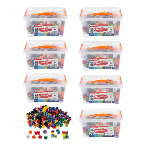 1920pcs Briques de Construction Multicolore Cubes Liens Mathématiques Building Bricks Block pour Jeux de Construction