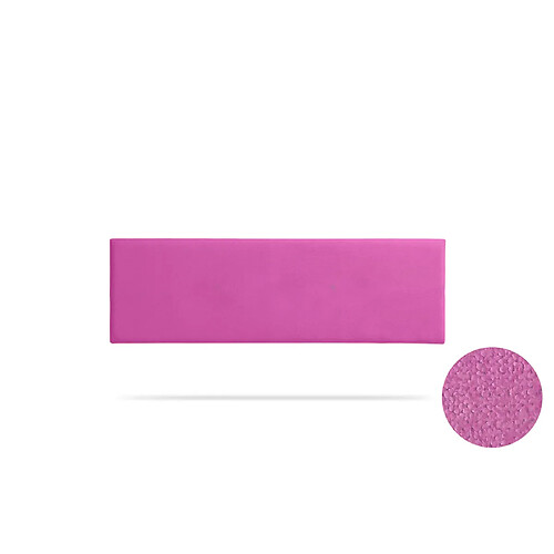 Tête de Lit Tapisée NOVA Aqualine - 100 x 50 cm - Fuchsia - Moonia