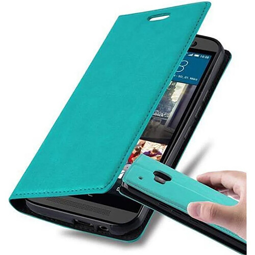 Cadorabo Coque HTC ONE M9 Etui en Turquoise