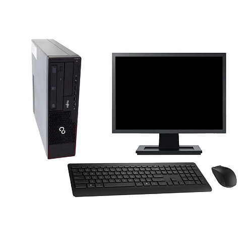 PC Fujitsu E910 DT Ecran 19" Intel i3-3220 RAM 4Go SSD 240Go Windows 10 Wifi · Occasion