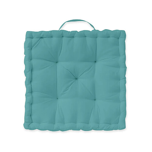 Today Coussin de sol 40X40X12 Coton uni vert