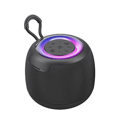 Yonis Enceinte Bluetooth Mini TWS Lumières Ambiance Portable