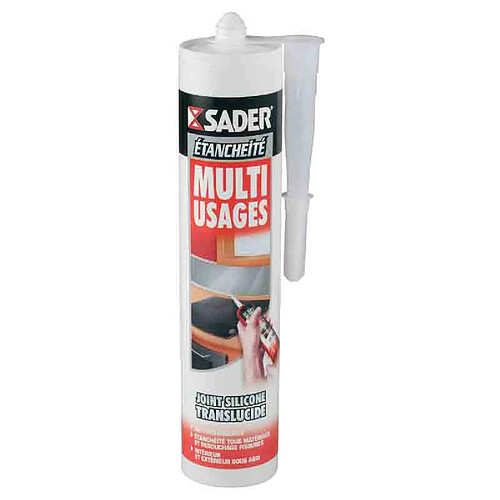 SADER - Mastic multi-usages Translucide 310 ml