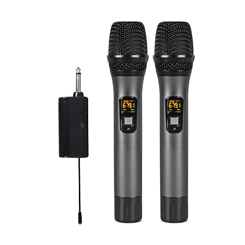 INF 2 microphones sans fil Bluetooth Reverb avec câble port Android Black