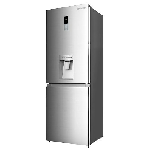 7 SEVENSTARS Réfrigérateur Combiné S7CO250XAQUA inox 247L