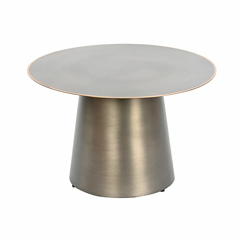 Table d'appoint DKD Home Decor Doré Gris foncé Métal 60 x 60 x 37 cm