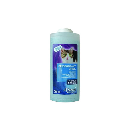 AIME Desodorisant pour litiere marine 700ml - Pour chat