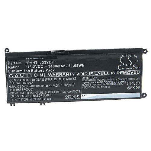 vhbw Batterie compatible avec Dell Ins G3 3579-R1745BL ordinateur portable Notebook (3400mAh, 15,2V, Li-ion)