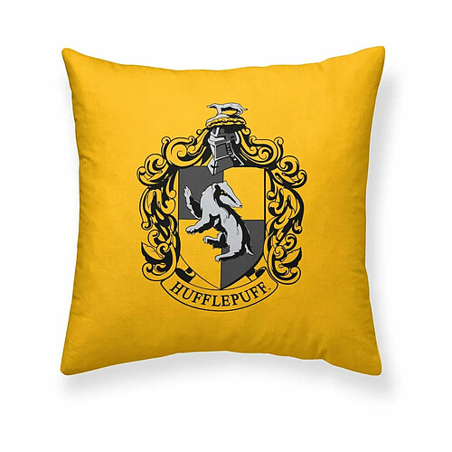 Housse de coussin Harry Potter Hufflepuff Basic Jaune 50 x 50 cm